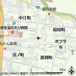 岩崎町簡易郵便局周辺の地図