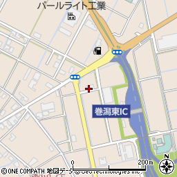 ファミリーマート新潟巻インター店周辺の地図
