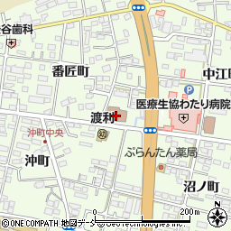 福島市わたりふれあいセンター周辺の地図