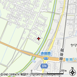 新潟県新潟市西蒲区巻乙1870周辺の地図