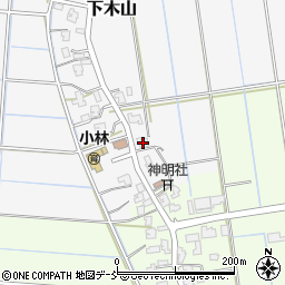 新潟県新潟市南区下木山16周辺の地図