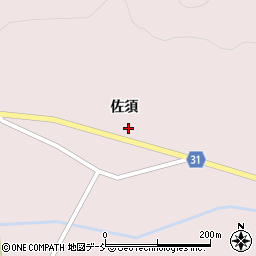 福島県相馬郡飯舘村佐須佐須109周辺の地図