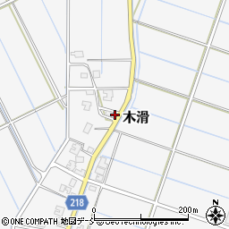 新潟県新潟市南区木滑465周辺の地図