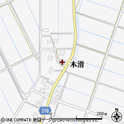 新潟県新潟市南区木滑464周辺の地図