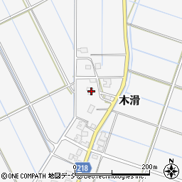 新潟県新潟市南区木滑844周辺の地図