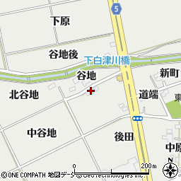 福島県福島市土船中谷地46周辺の地図