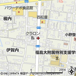 福島県福島市八木田並柳周辺の地図