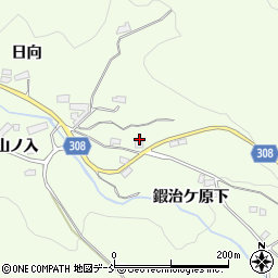 福島県福島市渡利長畑周辺の地図