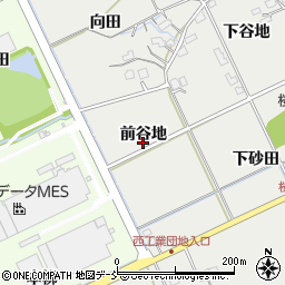 福島県福島市桜本前谷地周辺の地図