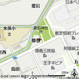 福島県福島市土船腰巻2周辺の地図