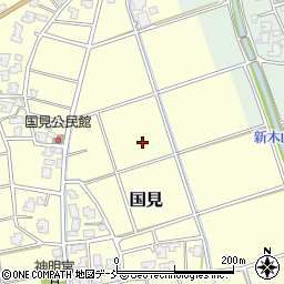新潟県新潟市西蒲区国見周辺の地図
