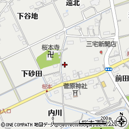 福島県福島市桜本桜下6周辺の地図