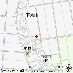 新潟県新潟市南区下木山706周辺の地図