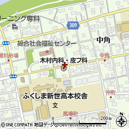 保原薬局渡利店周辺の地図