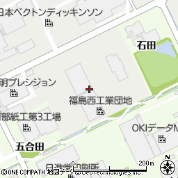 福島県福島市土船町田周辺の地図
