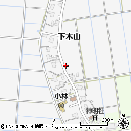 新潟県新潟市南区下木山324周辺の地図