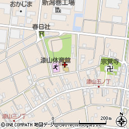 新潟市立　漆山東保育園周辺の地図