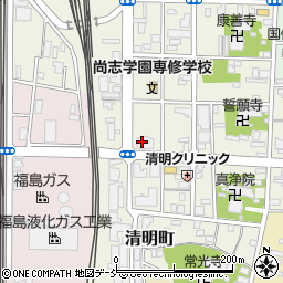 ふくしま建築住宅センター（一般財団法人）　本部周辺の地図
