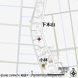 新潟県新潟市南区下木山551周辺の地図