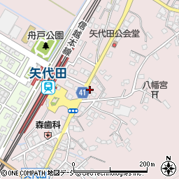 公文式矢代田教室周辺の地図