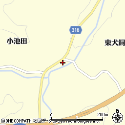 福島県伊達市月舘町布川（旋田）周辺の地図