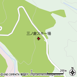 三ノ倉スキー場周辺の地図