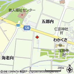 セブンイレブン福島仁井田店周辺の地図