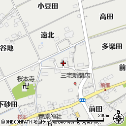 福島県福島市桜本桜下周辺の地図