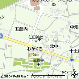 仁井田集会所周辺の地図