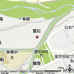 福島県福島市桜本愛宕周辺の地図