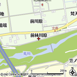 福島県福島市仁井田前林川原6周辺の地図