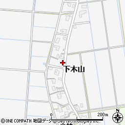新潟県新潟市南区下木山390-1周辺の地図