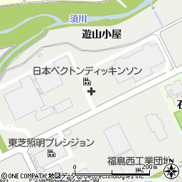 福島県福島市土船五反田周辺の地図