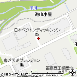 福島県福島市土船（五反田）周辺の地図