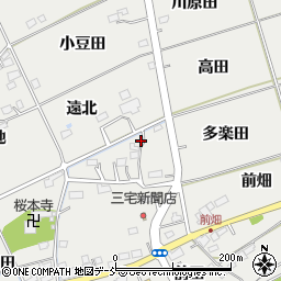 福島県福島市桜本桜下20周辺の地図