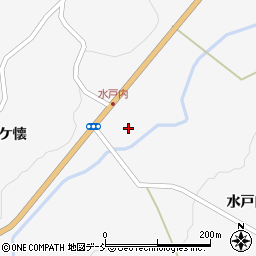 福島県福島市大波（水戸内前）周辺の地図