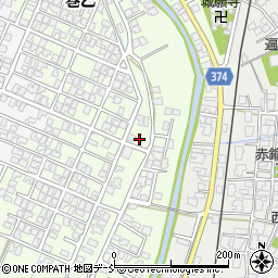 新潟県新潟市西蒲区巻乙1780-1周辺の地図