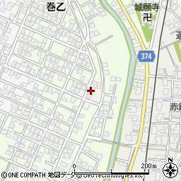 新潟県新潟市西蒲区巻乙1779周辺の地図