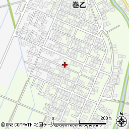 新潟県新潟市西蒲区巻乙1804周辺の地図