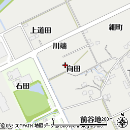 福島県福島市桜本（向田）周辺の地図