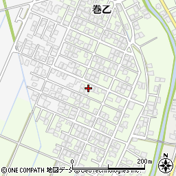 新潟県新潟市西蒲区巻乙1803-2周辺の地図