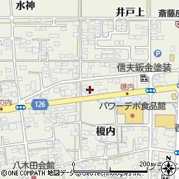 福島病理研究所周辺の地図