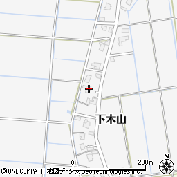 新潟県新潟市南区下木山389周辺の地図