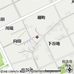 福島県福島市桜本向田34-3周辺の地図