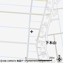 新潟県新潟市南区下木山周辺の地図