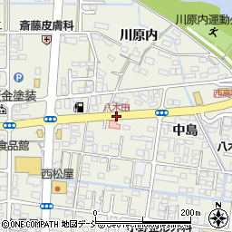 八木田周辺の地図
