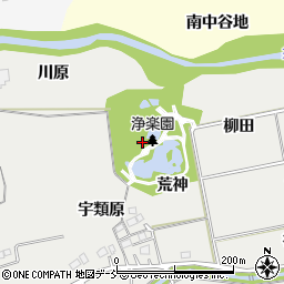 福島県福島市桜本（荒神）周辺の地図