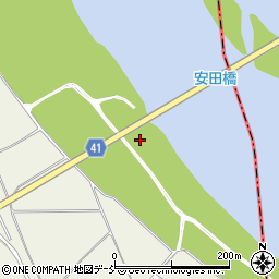 安田橋周辺の地図