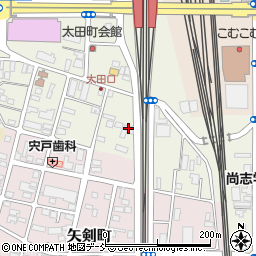 福島民友新聞社福島西部・飯岡新聞店周辺の地図