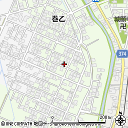 新潟県新潟市西蒲区巻乙1769-9周辺の地図